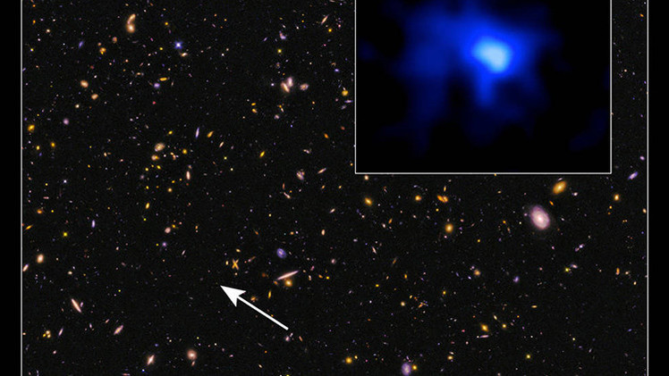 NASA rompe el récord, detectando la galaxia más lejana conocida