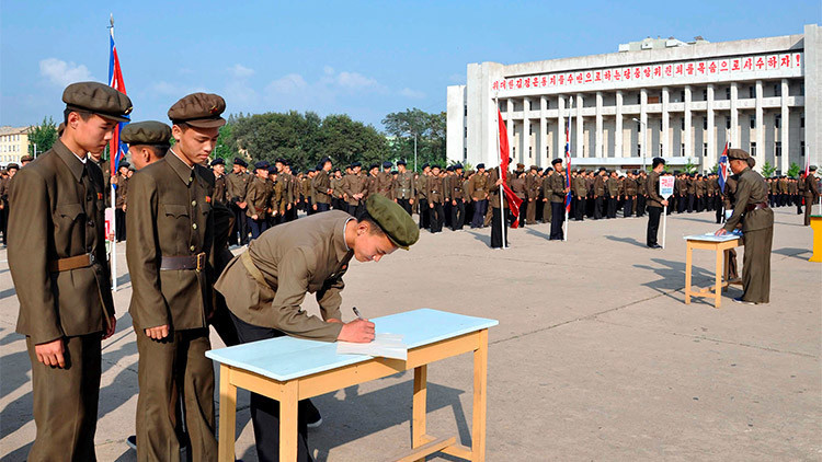 Un millón de norcoreanos, listos para la 