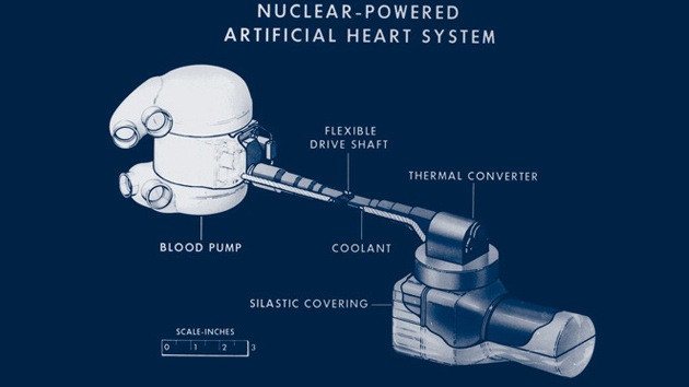 EE.UU. intentó crear un corazón artificial con un motor atómico
