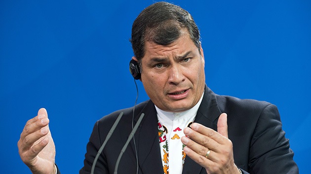 Correa alerta de un plan de la derecha para deslegitimar al Gobierno de Venezuela