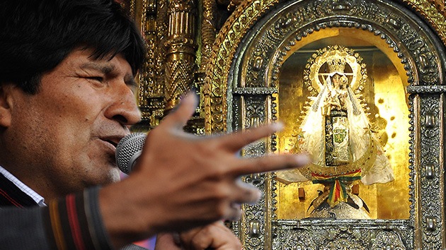 Morales achaca a "algunos obispos" la ola de hurtos en las iglesias de Bolivia