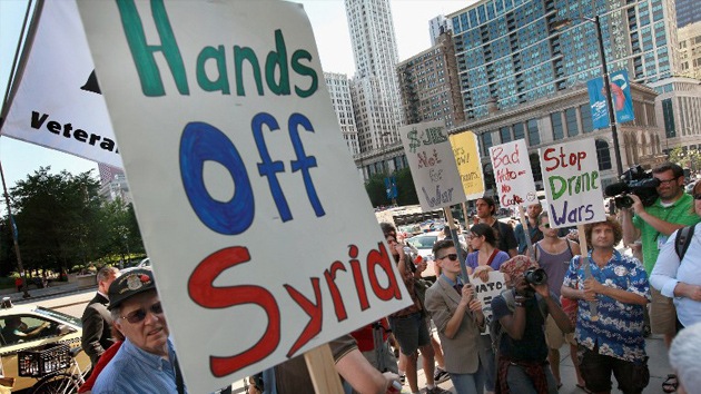 La gente de EE.UU. y Reino Unido se opone a la intervención militar en Siria