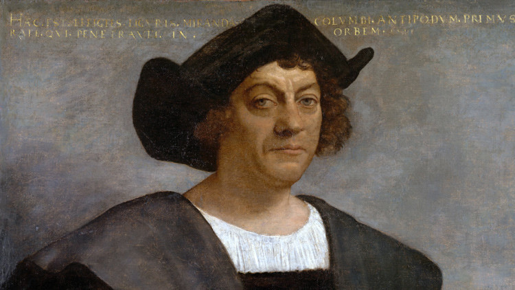 Retrato de un hombre que, se cree, es Cristóbal Colón.