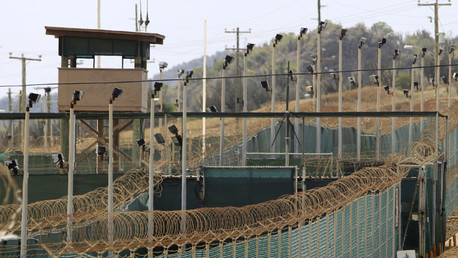 Exteriores del campo Delta de Guantánamo donde están presos los sospechosos del 11-S.