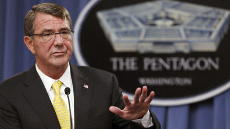 El secretario de Defensa de EE.UU., Ashton Carter, durante una rueda de prensa del Pentágono en Arlington (Virginia), el 20 de agosto de 2015.