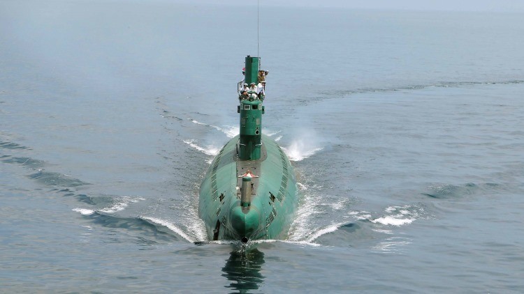 Un submarino norcoreano