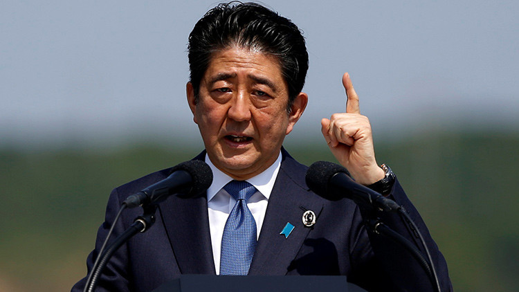 El primer ministro de Japón Shinzo Abe