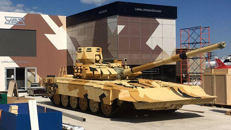 Versión del tanque ruso T-72 para combates urbanos.