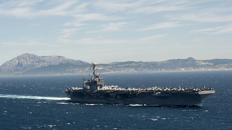 Portaaviones de la Armada de EE.UU. USS Harry Truman.