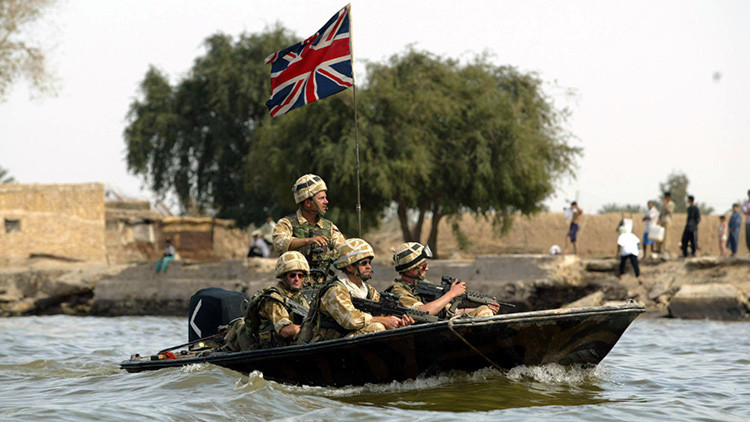 Los soldados británicos en Irak