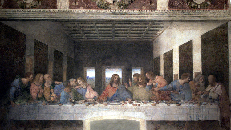 'La última cena', de Leonardo da Vinci, después de la restauración