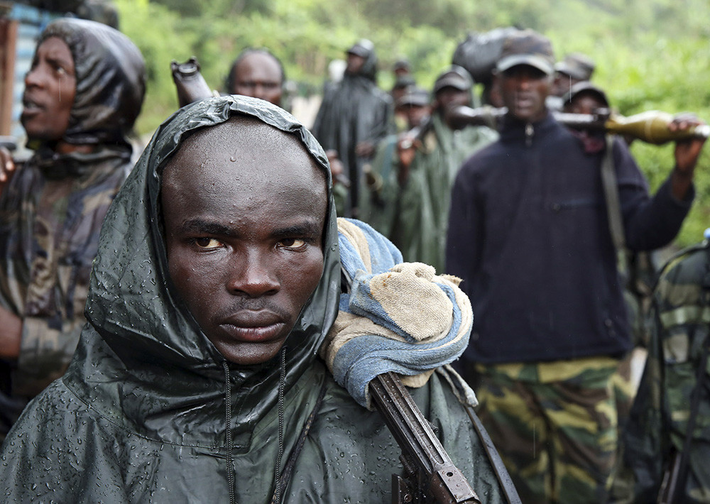 Milicianos del Movimiento 23 de Marzo en Congo, el 30 de noviembre de 2012. 