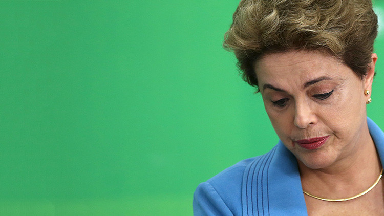 La presidenta de Brasil, Dilma Rousseff, que se encuentra temporalmente apartada de sus funciones.