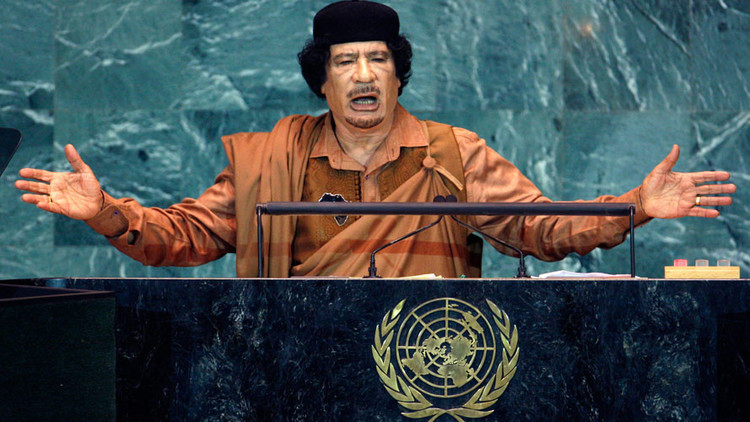 Resultado de imagen de Profecías de Gadafi: " europa se llenará de refugiados