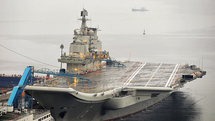 El portaaviones chino Liaoning.