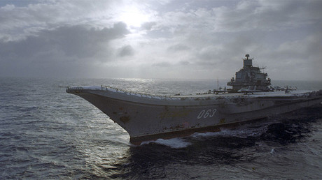 Portaaviones ruso Admiral Kuznetsov