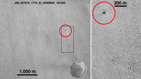 La ESA: El módulo Schiaparelli se estrelló contra la superficie de Marte
