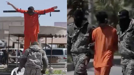 Terrorismo 2.0: El Estado Islámico crucifica a sus presos y proyecta sus videos