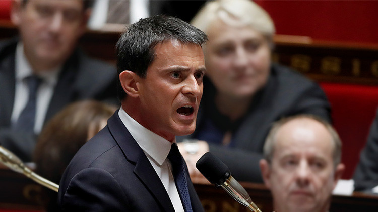 El primer ministro de Francia, Manuel Valls, durante una sesión de control al Gobierno en la Asamblea Nacional, París, Francia, 16 de noviembre de 2016.