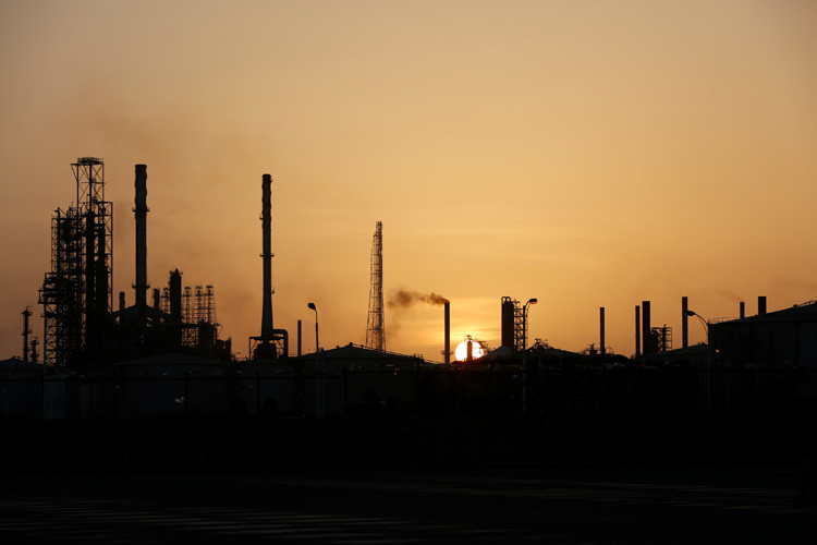 Vista general de la refinería de Cardón, perteneciente a la petrolera estatal venezolana PDVSA en Punto Fijo. Venezuela