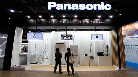 Visitors look at Panasonic Corp's luxury brand home appliances called J concept at CEATEC (Combined Exhibition of Advanced Technologies) JAPAN 2015 in Makuhari, Japan, October 6, 2015.