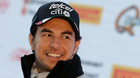 El piloto mexicano de Fórmula 1, Sergio "Checo" Pérez