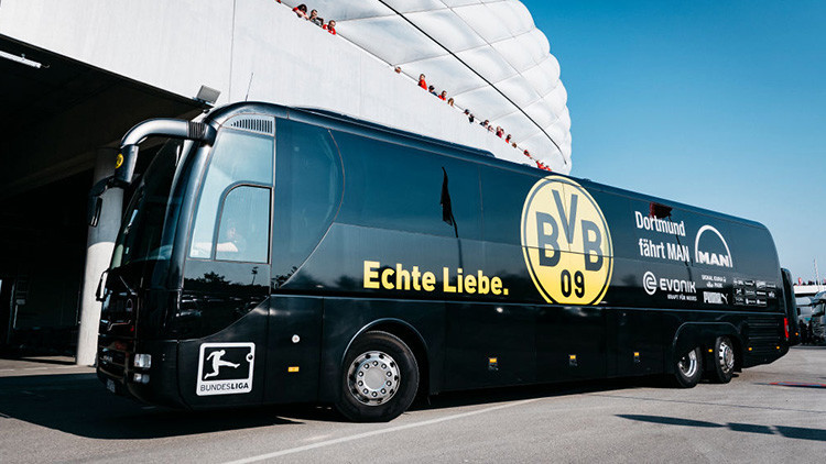 Se producen 3 explosiones cerca del autobús del Borussia Dortmund antes de un partido de Champions