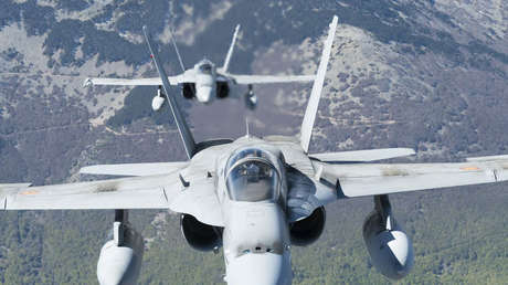 F-18 españoles desplegados en Estonia interceptan un avión militar ruso