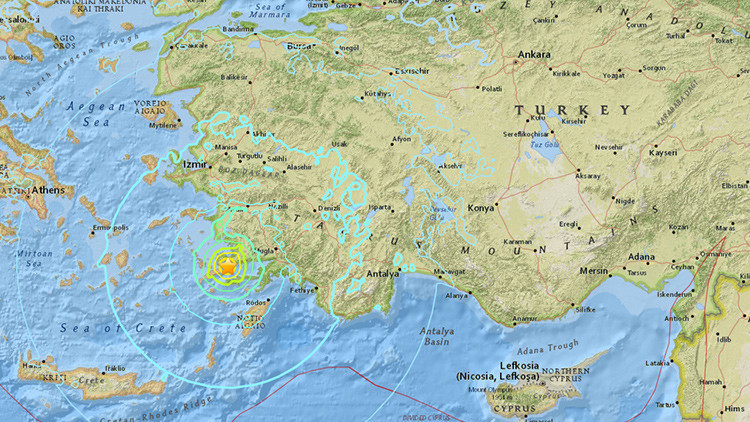 Potente terremoto de 6,7 en Turquía