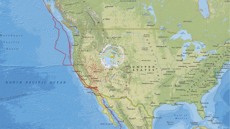 EE.UU.: Un fuerte terremoto de magnitud 5,3 sacude el estado de Idaho