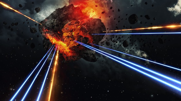 Resultado de imagen de Un poderoso láser para destruir asteroides