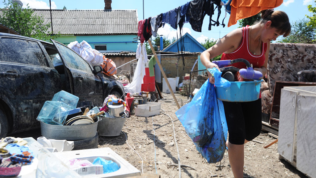 Krymsk, entre el pánico y la lucha por recuperarse tras las inundaciones - RT en Español - Noticias internacionales