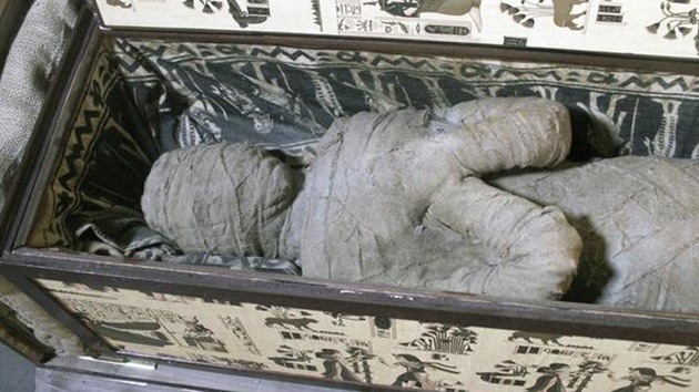 Momia de 3000 años hallada esperando la llamada de su PADRYE