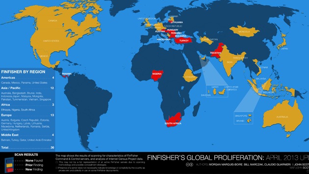 1x1.trans FinFisher: lespion ultime utilisé dans 36 pays